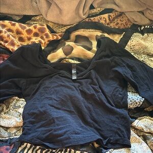 Full Tilt Black Crop Top